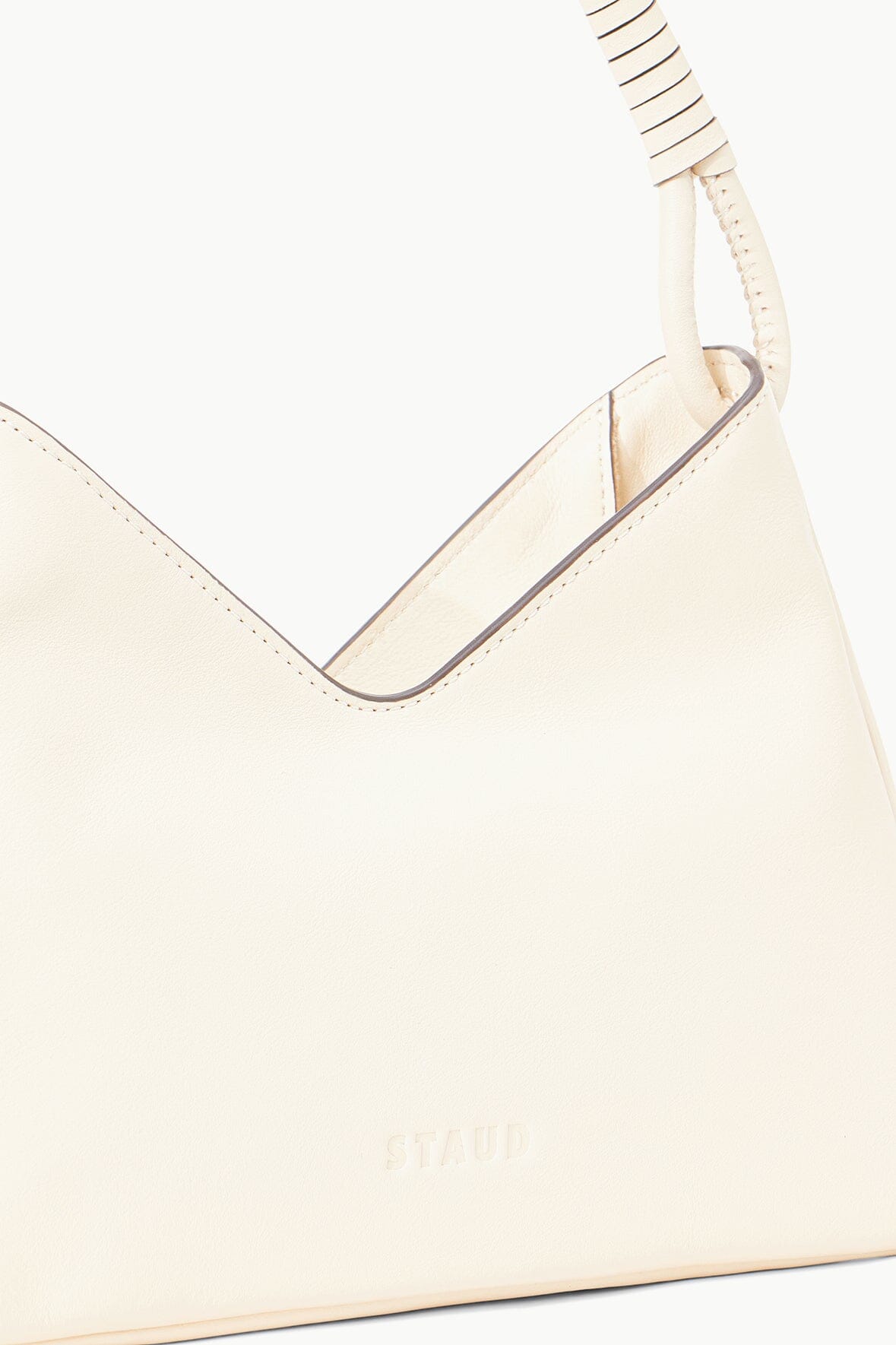 STAUD Dresses Valerie Shoulder Bag - Cream
