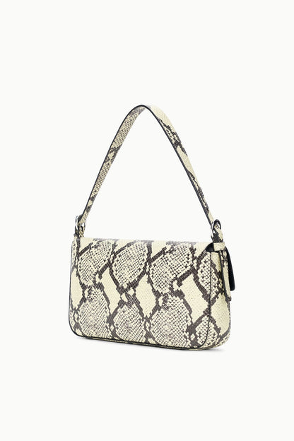STAUD Handbags Harlow Bag White Snake