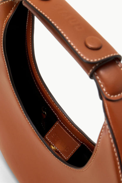 STAUD Handbags Moon Bag - Saddle