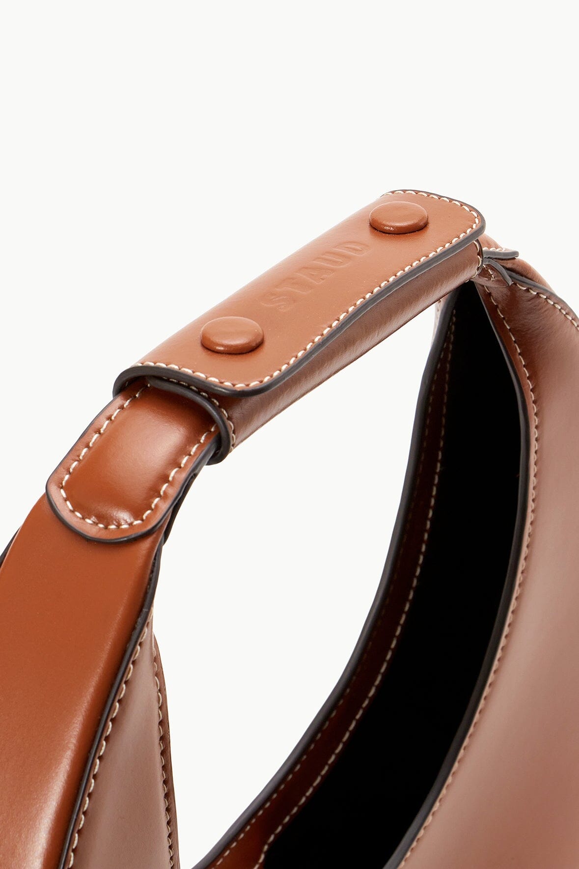 STAUD Handbags Moon Bag - Saddle