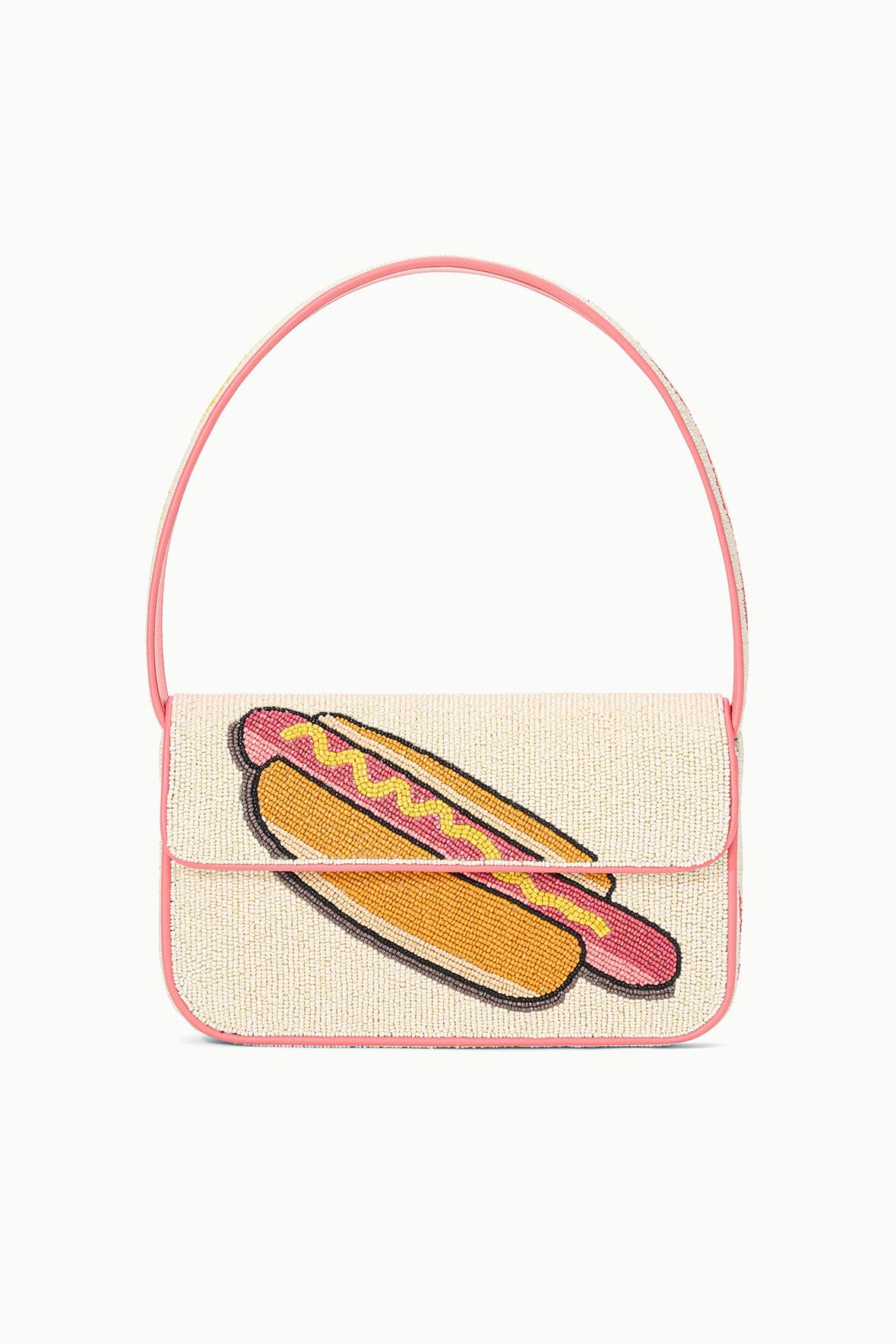 STAUD Handbags Tommy Beaded Bag Dog Days