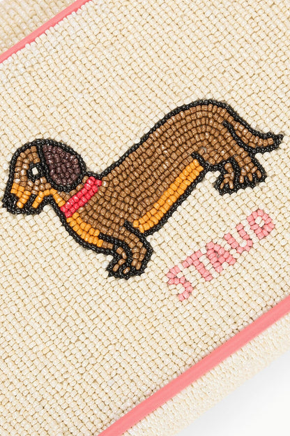 STAUD Handbags Tommy Beaded Bag Dog Days