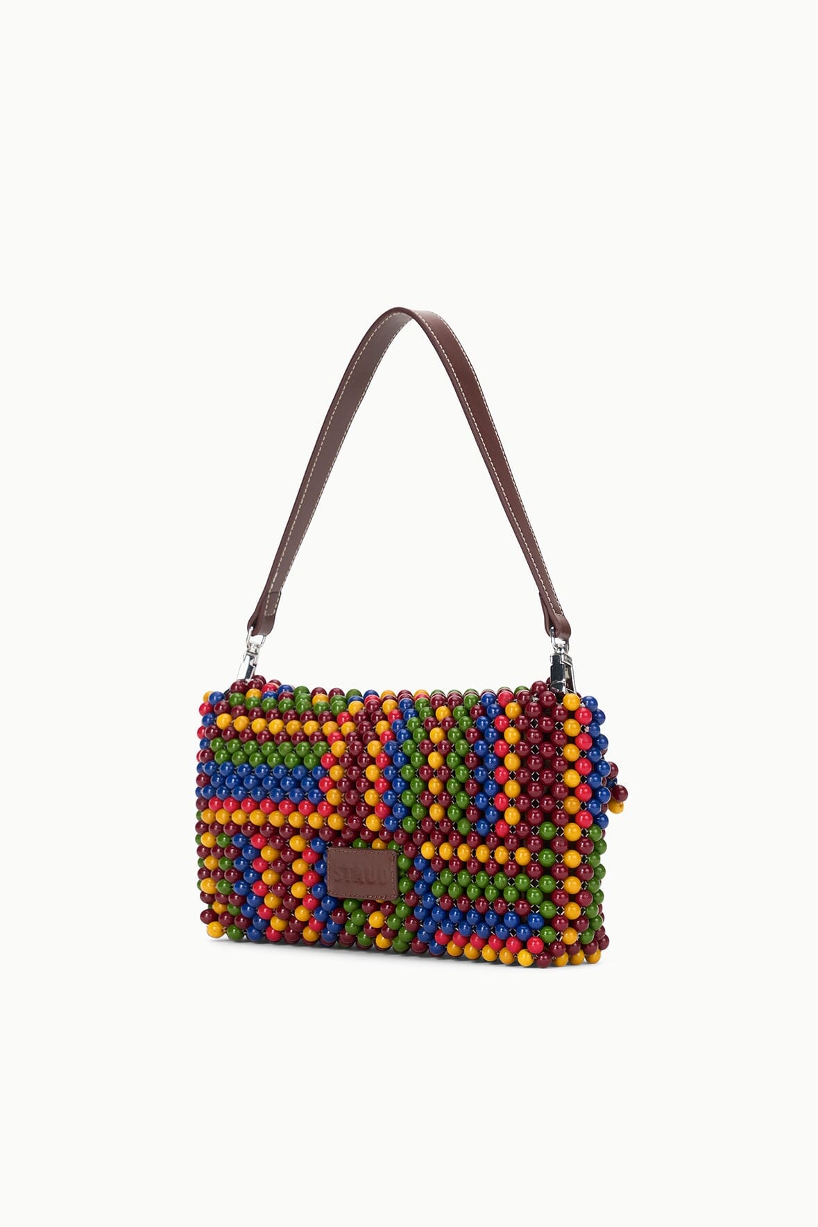 STAUD Handbags Timmy Convertible Shoulder Bag Jungle Stripe