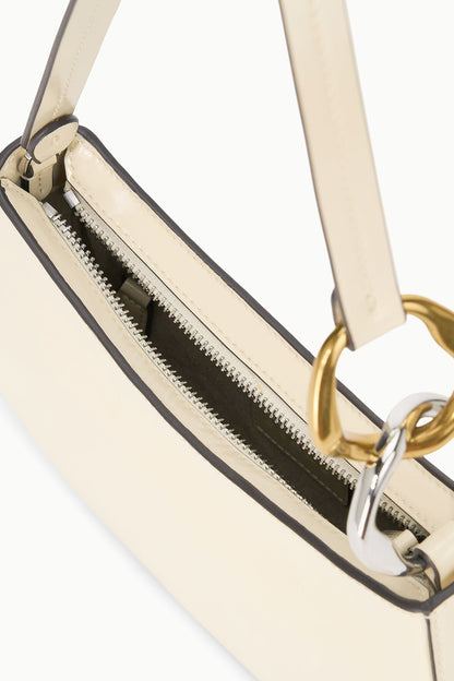 STAUD Handbags Ollie Bag Cream Leather Mini Shoulder Bag - Staud
