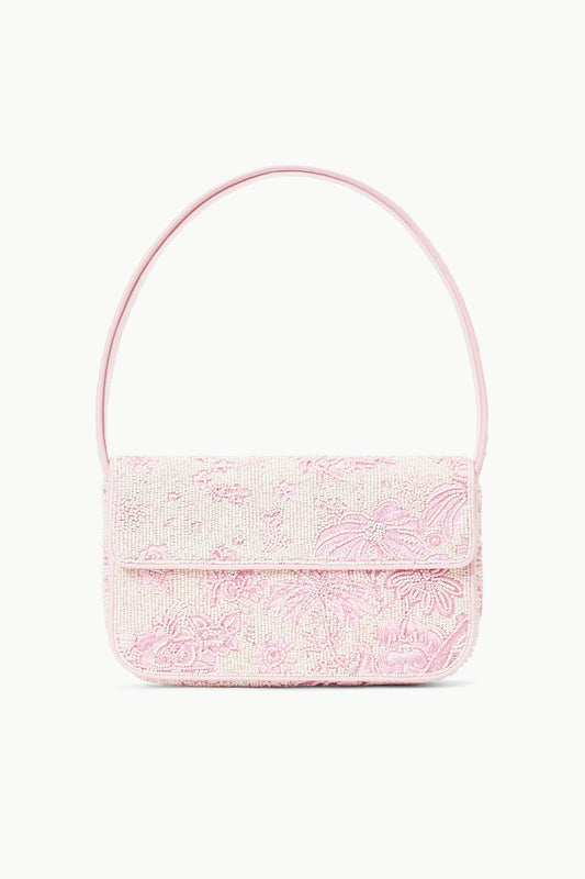 STAUD Handbags Tommy Bag Ivory Cherry Blossom Toile