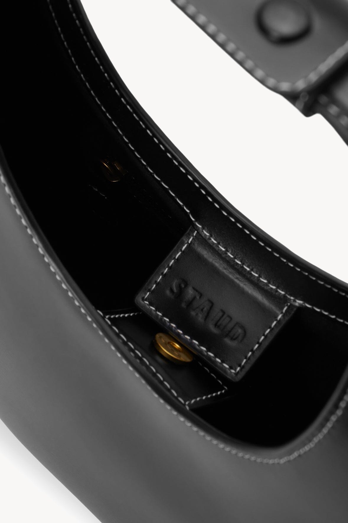 STAUD Handbags Moon Bag - Black