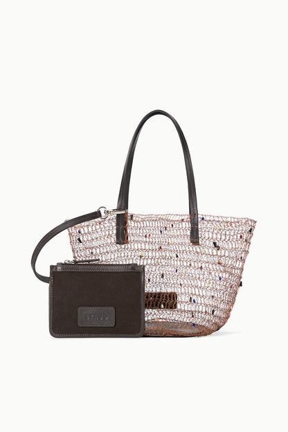 STAUD Handbags Jewel Bucket Bag Multi Color Beads