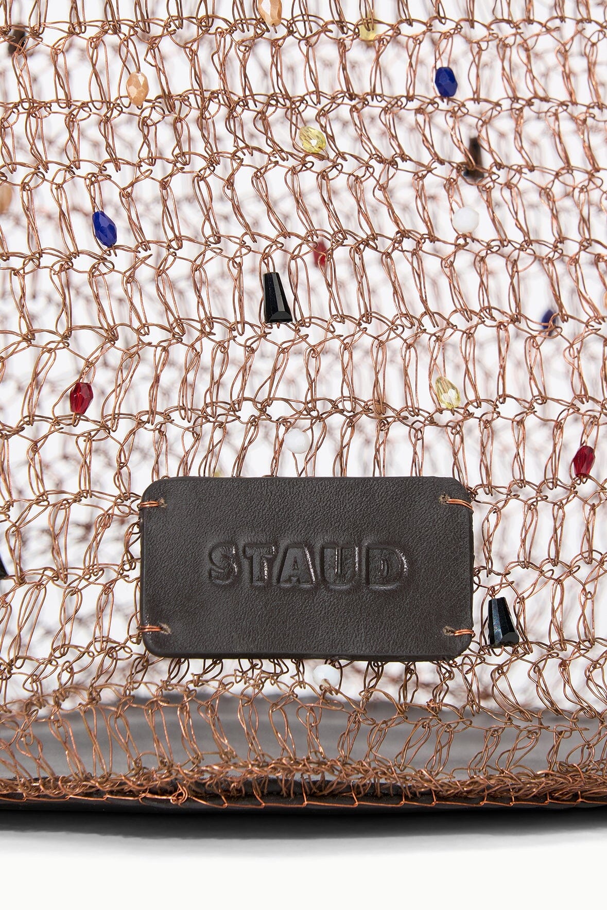 STAUD Handbags Jewel Bucket Bag Multi Color Beads