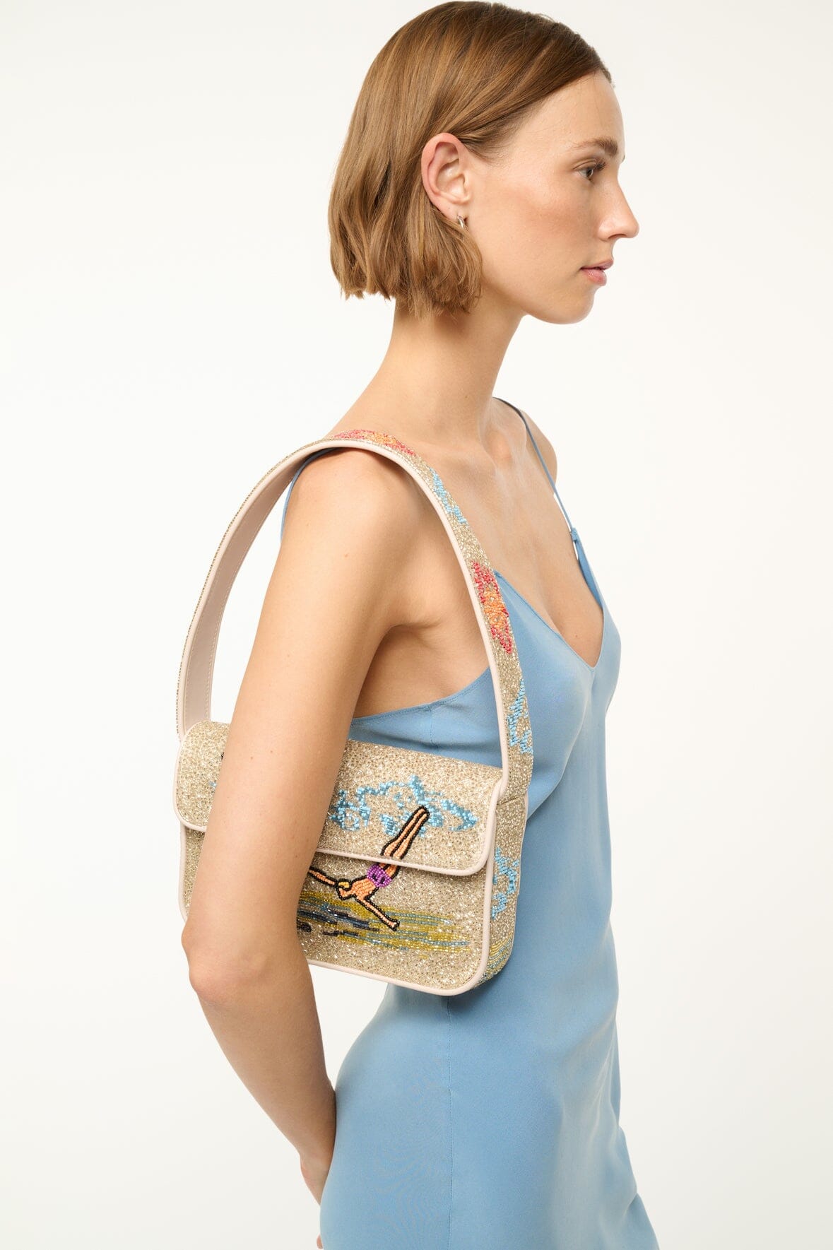 STAUD Handbags|Sale Tommy Beaded Bag Divers