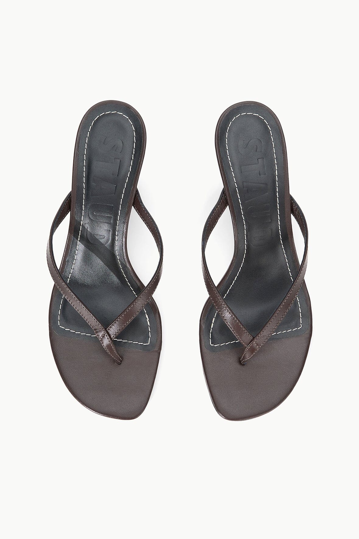 STAUD Shoes Freja Thong Kitten Heel Espresso