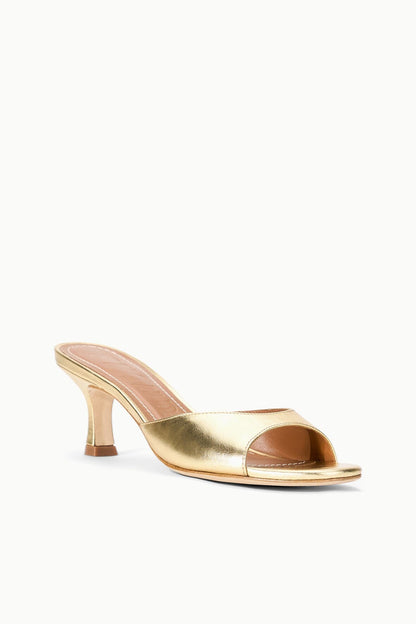 STAUD Shoes Brigitte Mule Gold
