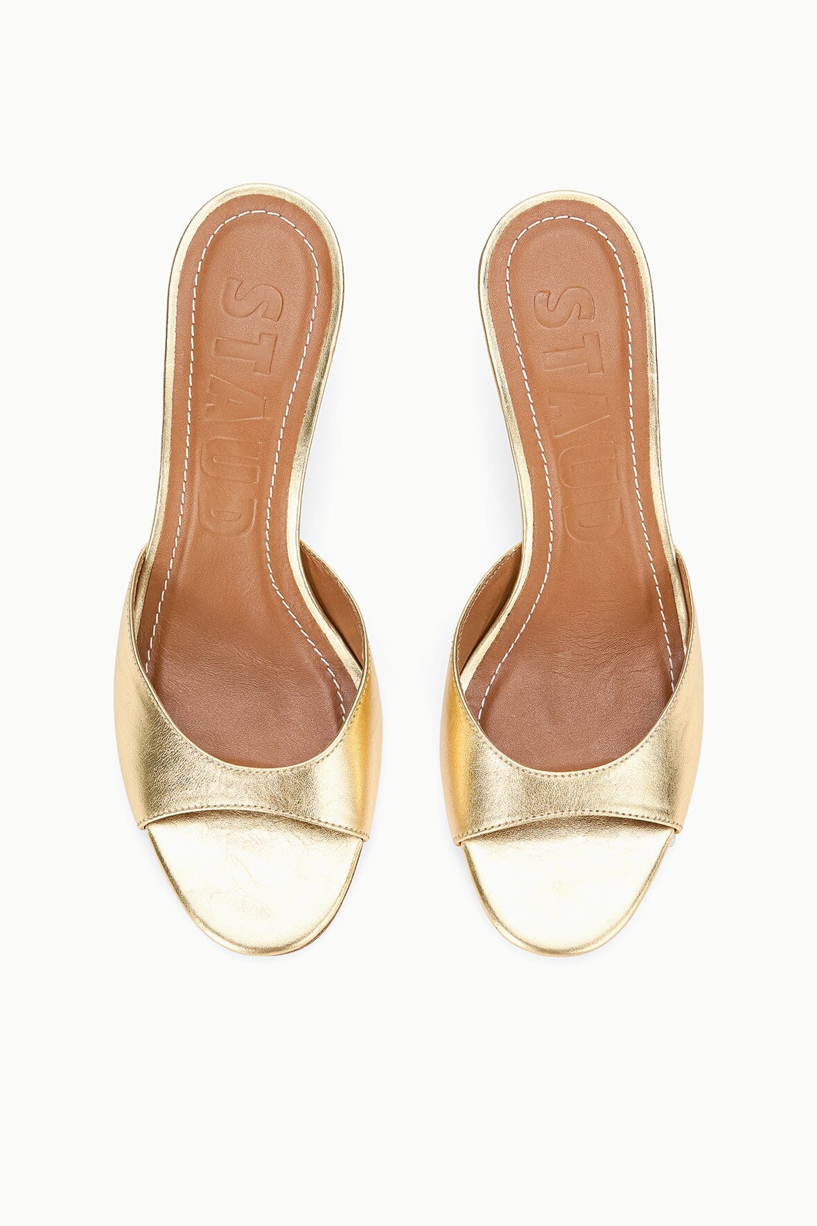 STAUD Shoes Brigitte Mule Gold