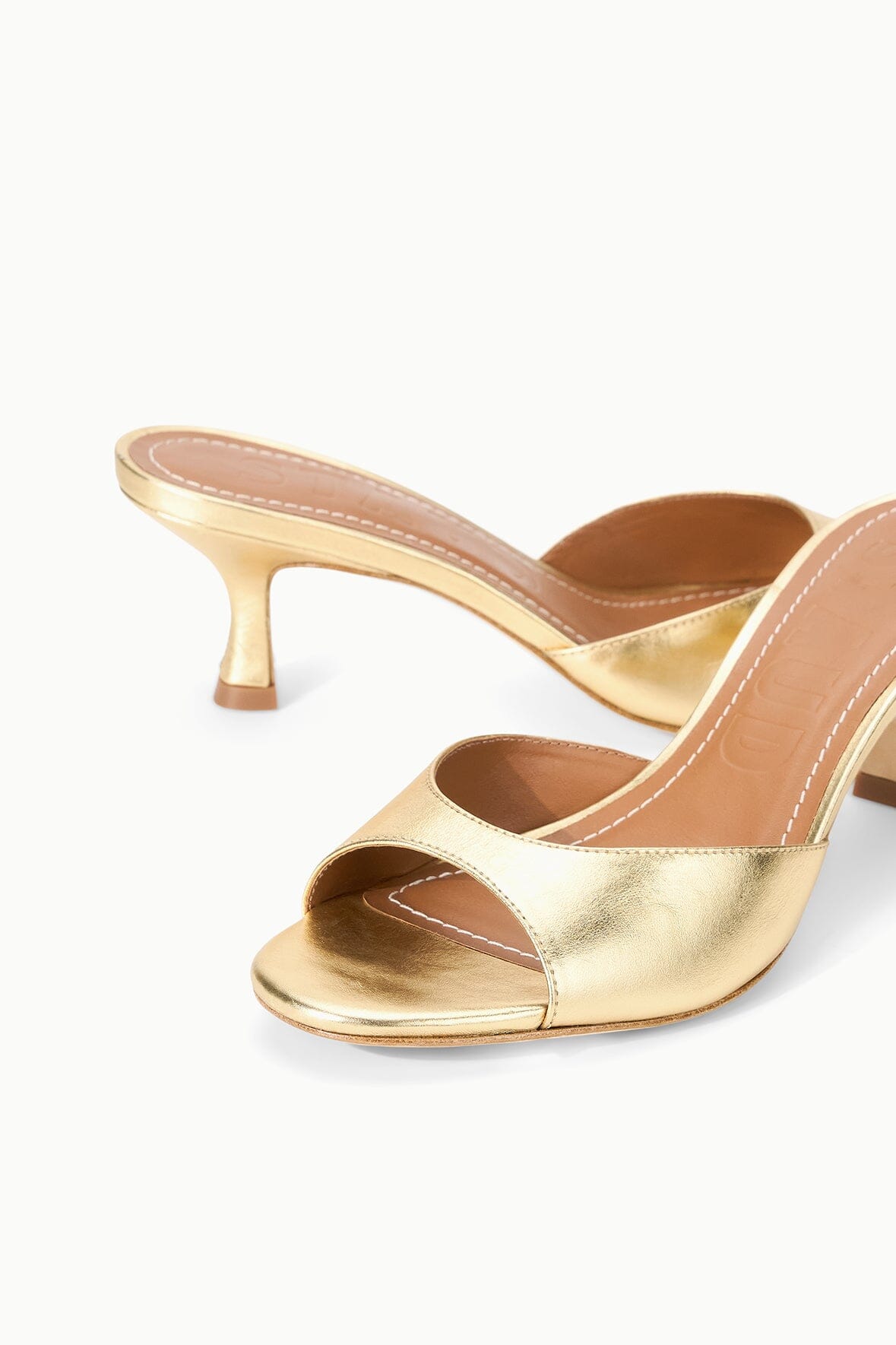 STAUD Shoes Brigitte Mule Gold