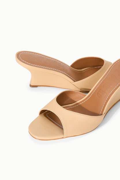 STAUD Shoes Brigitte Wedge Porcini