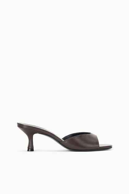 STAUD Shoes Brigitte Leather Mule Espresso