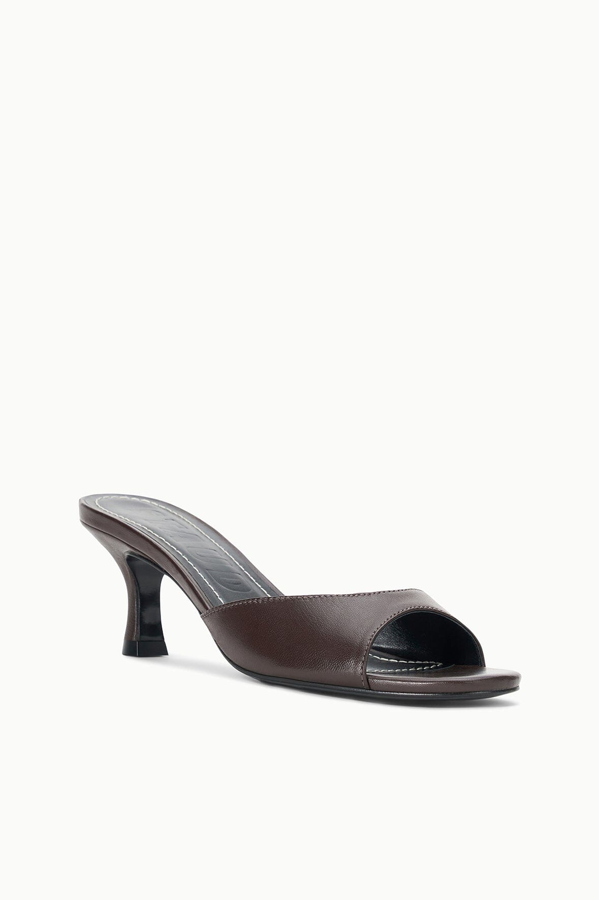 STAUD Shoes Brigitte Leather Mule Espresso