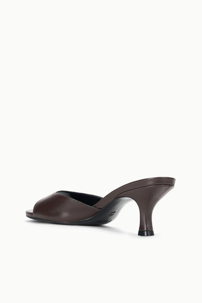 STAUD Shoes Brigitte Leather Mule Espresso