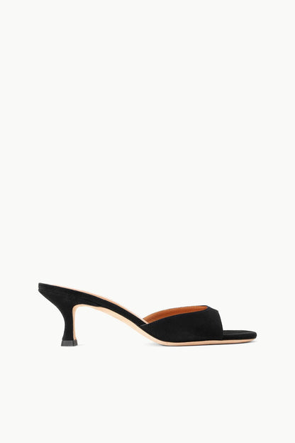 STAUD Shoes Brigitte Suede Mule Black