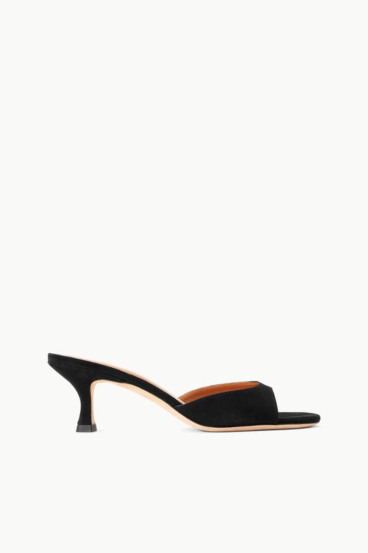 STAUD Shoes Brigitte Suede Mule Black