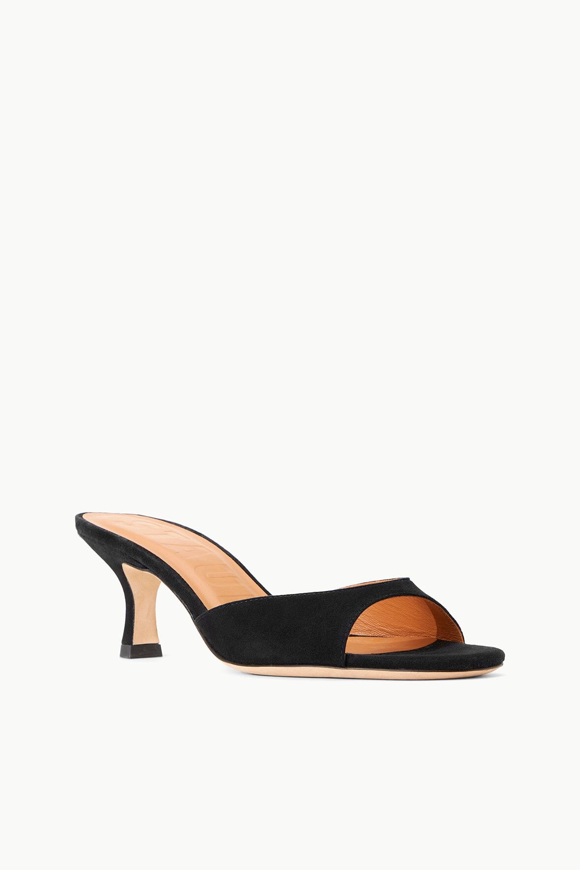 STAUD Shoes Brigitte Suede Mule Black