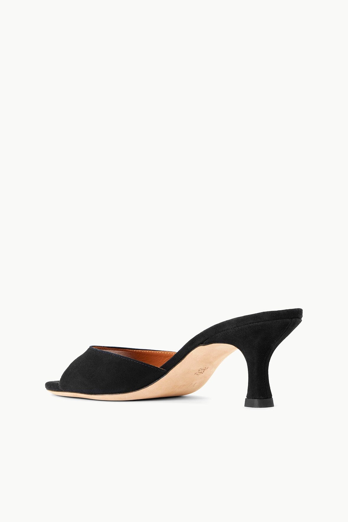 STAUD Shoes Brigitte Suede Mule Black