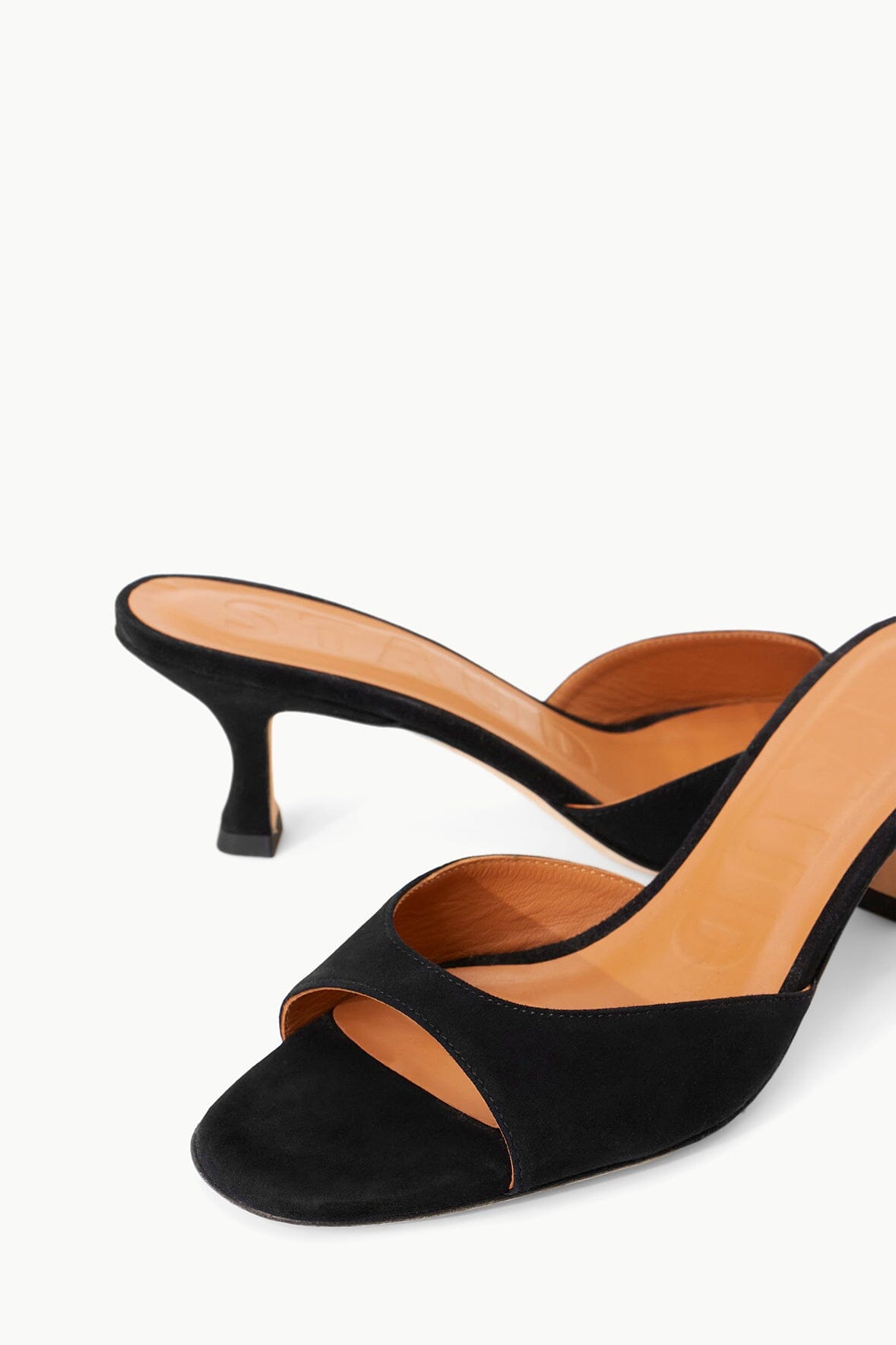 STAUD Shoes Brigitte Suede Mule Black