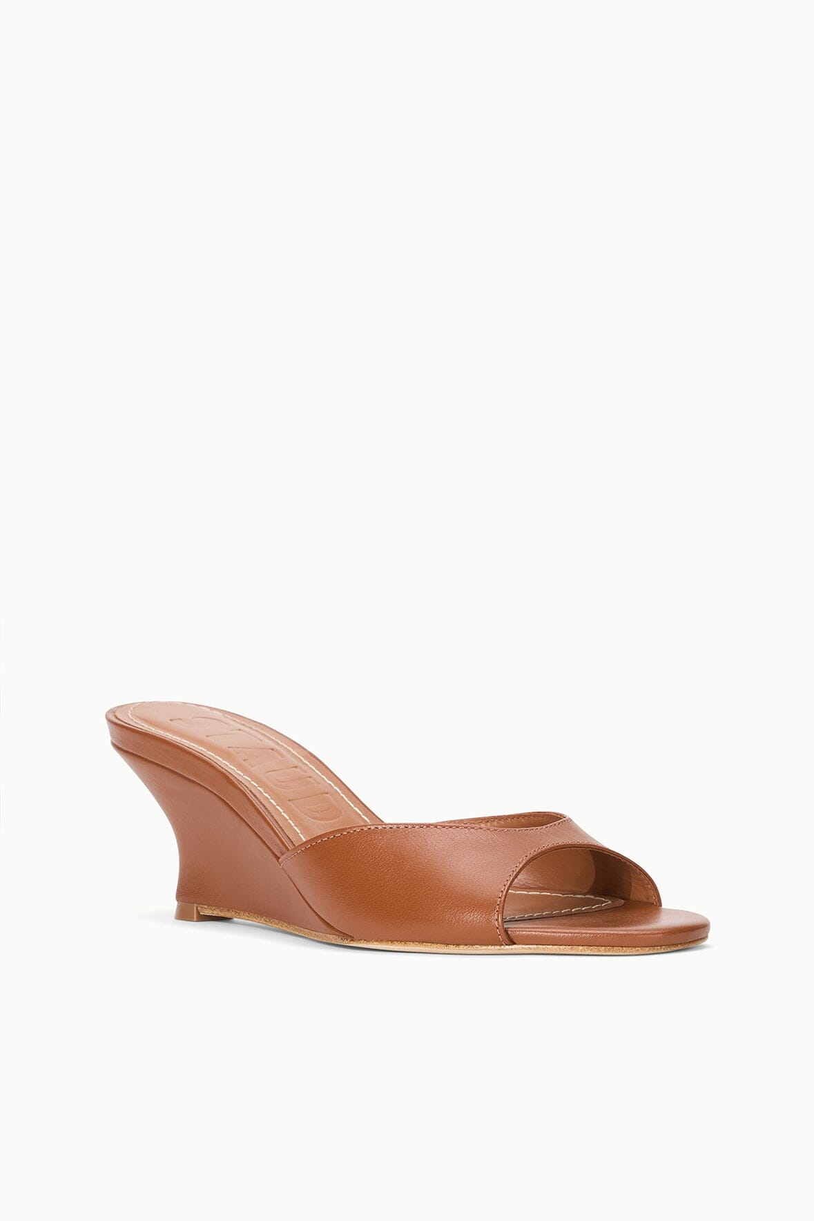 STAUD Shoes Brigitte Wedge Tabac