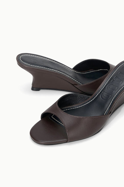 STAUD Shoes Brigitte Wedge Espresso