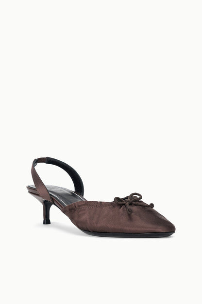 STAUD Shoes Alba Ballet Slingback Espresso