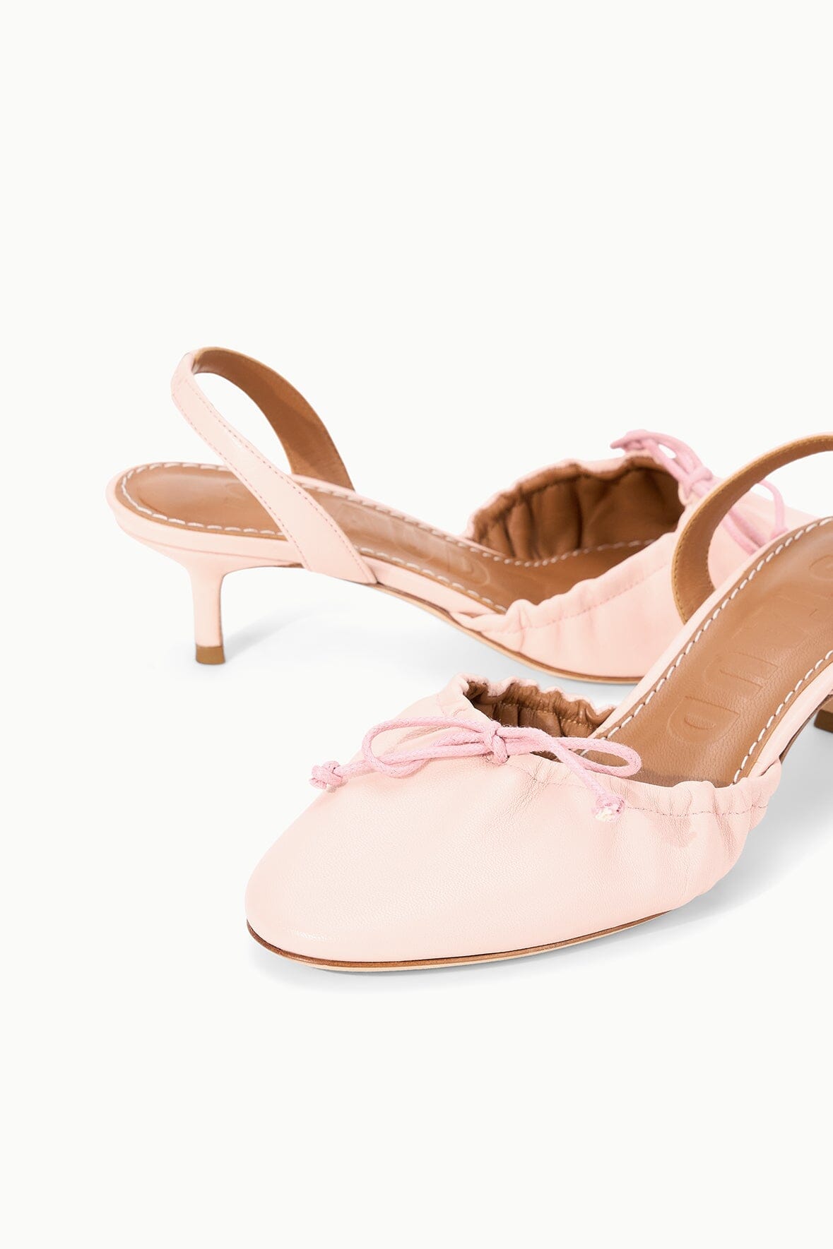 STAUD Shoes Alba Ballet Slingback Cherry Blossom