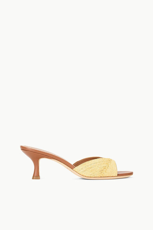 STAUD Shoes Brigitte Mule Natural Raffia