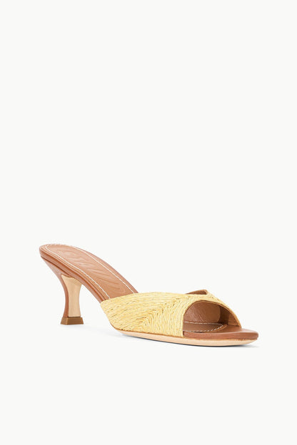 STAUD Shoes Brigitte Mule Natural Raffia