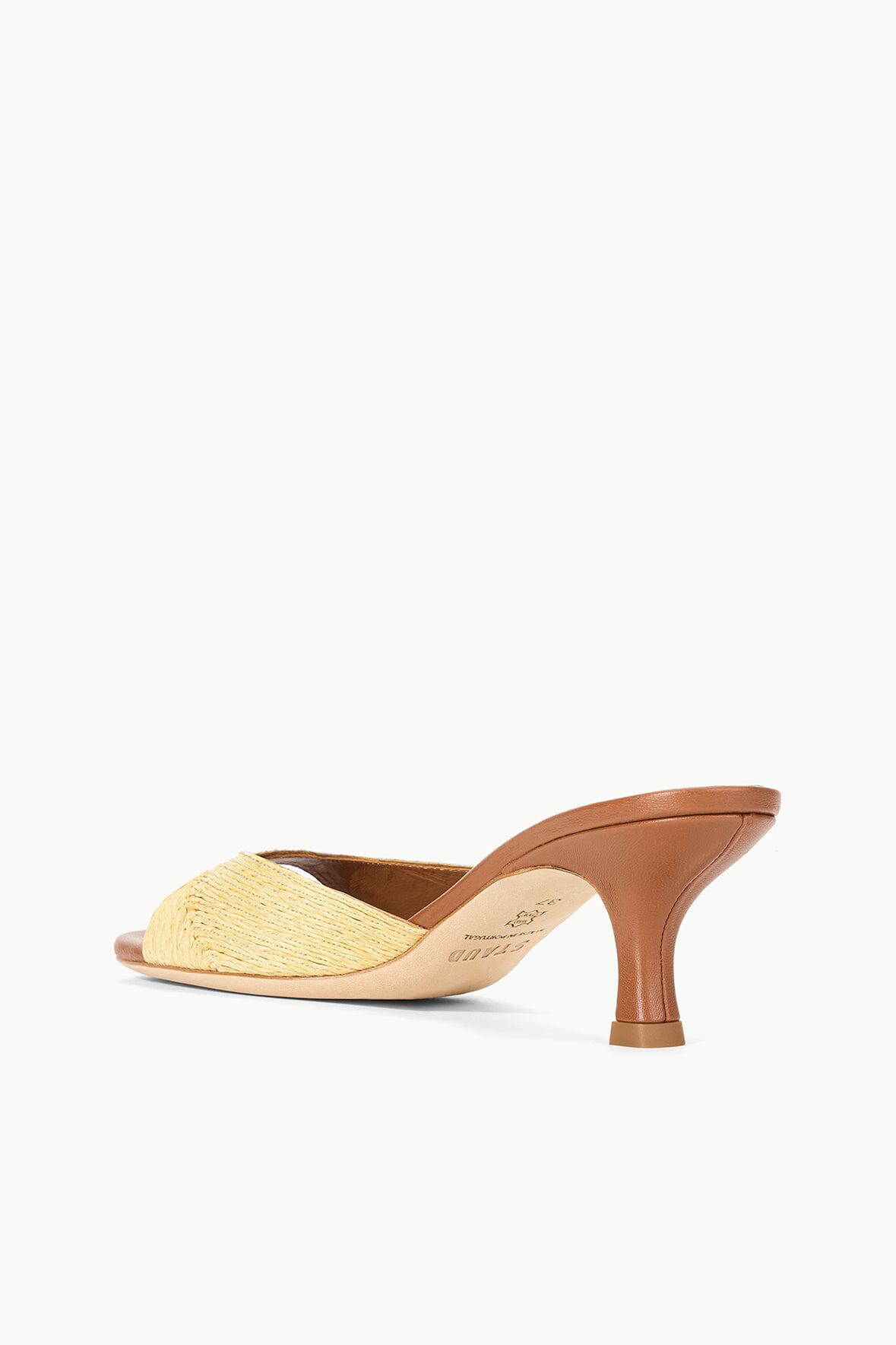 STAUD Shoes Brigitte Mule Natural Raffia