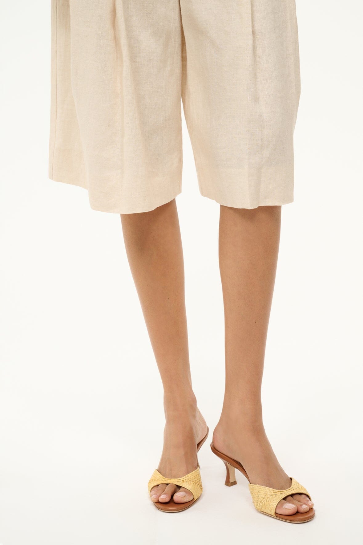 STAUD Shoes Brigitte Mule Natural Raffia