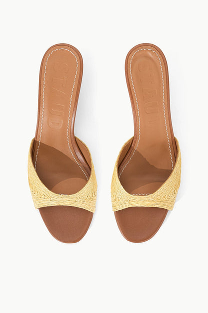 STAUD Shoes Brigitte Mule Natural Raffia