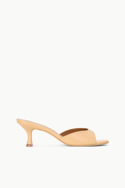 STAUD Shoes Brigitte Leather Mule Porcini