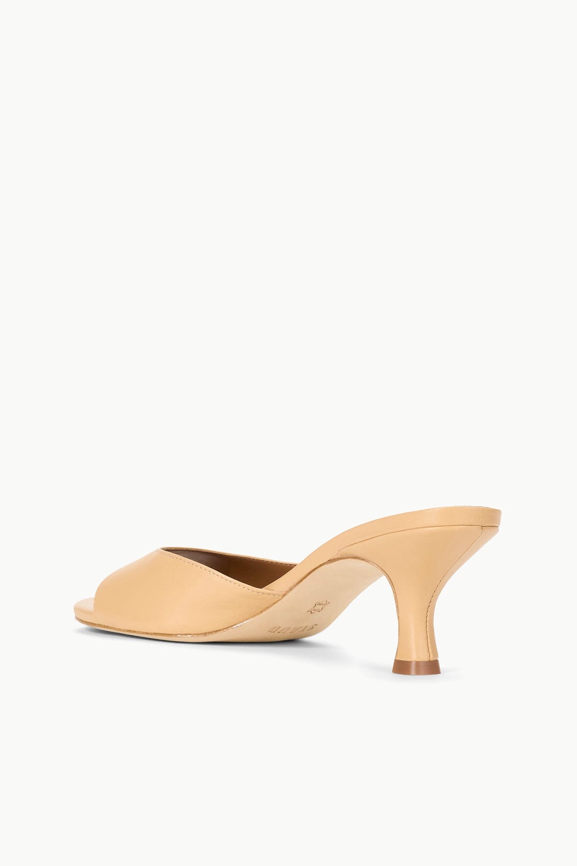 STAUD Shoes Brigitte Leather Mule Porcini