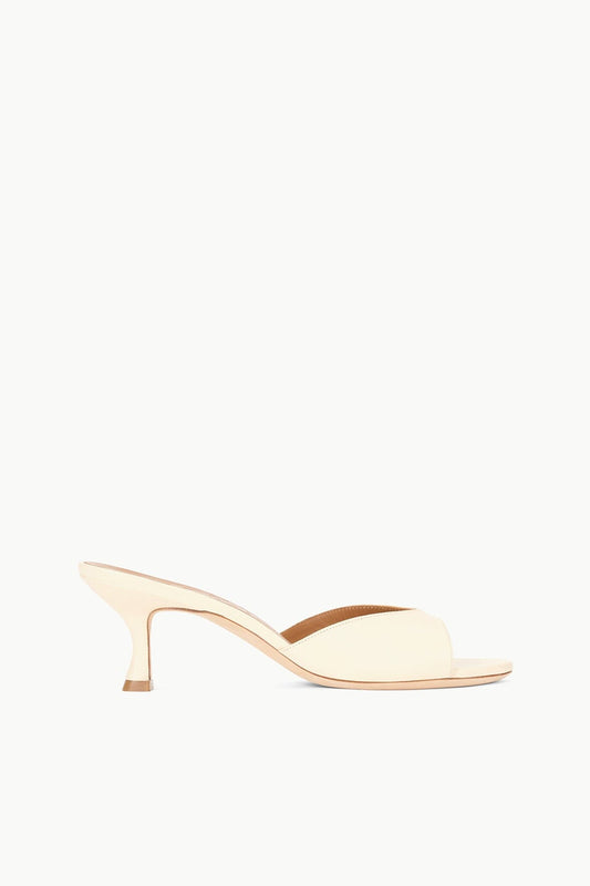 STAUD Shoes Brigitte Leather Mule Cream