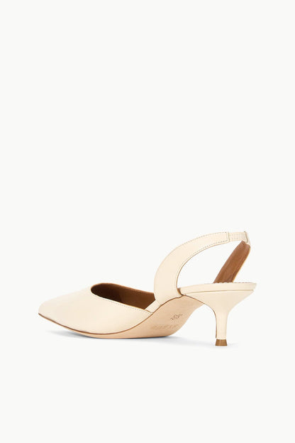 STAUD Shoes Sebastian Slingback Cream