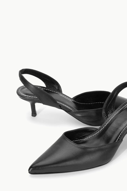 STAUD Shoes Sebastian Slingback Black