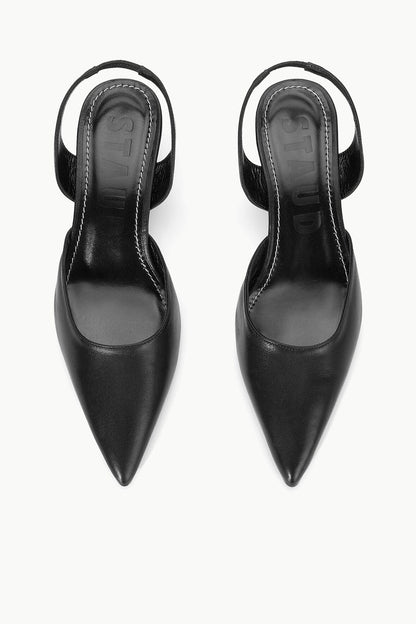 STAUD Shoes Sebastian Slingback Black
