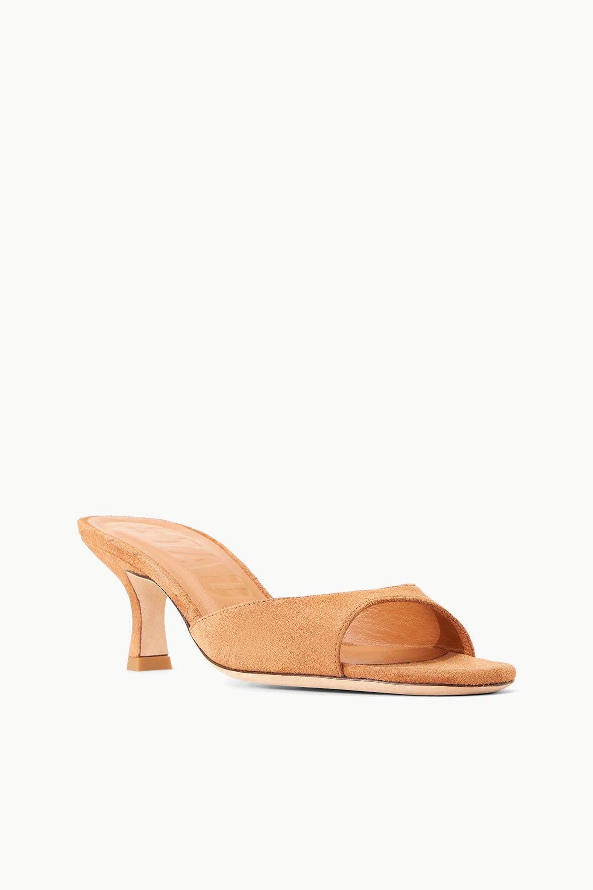 STAUD Shoes Brigitte Suede Mule Tan