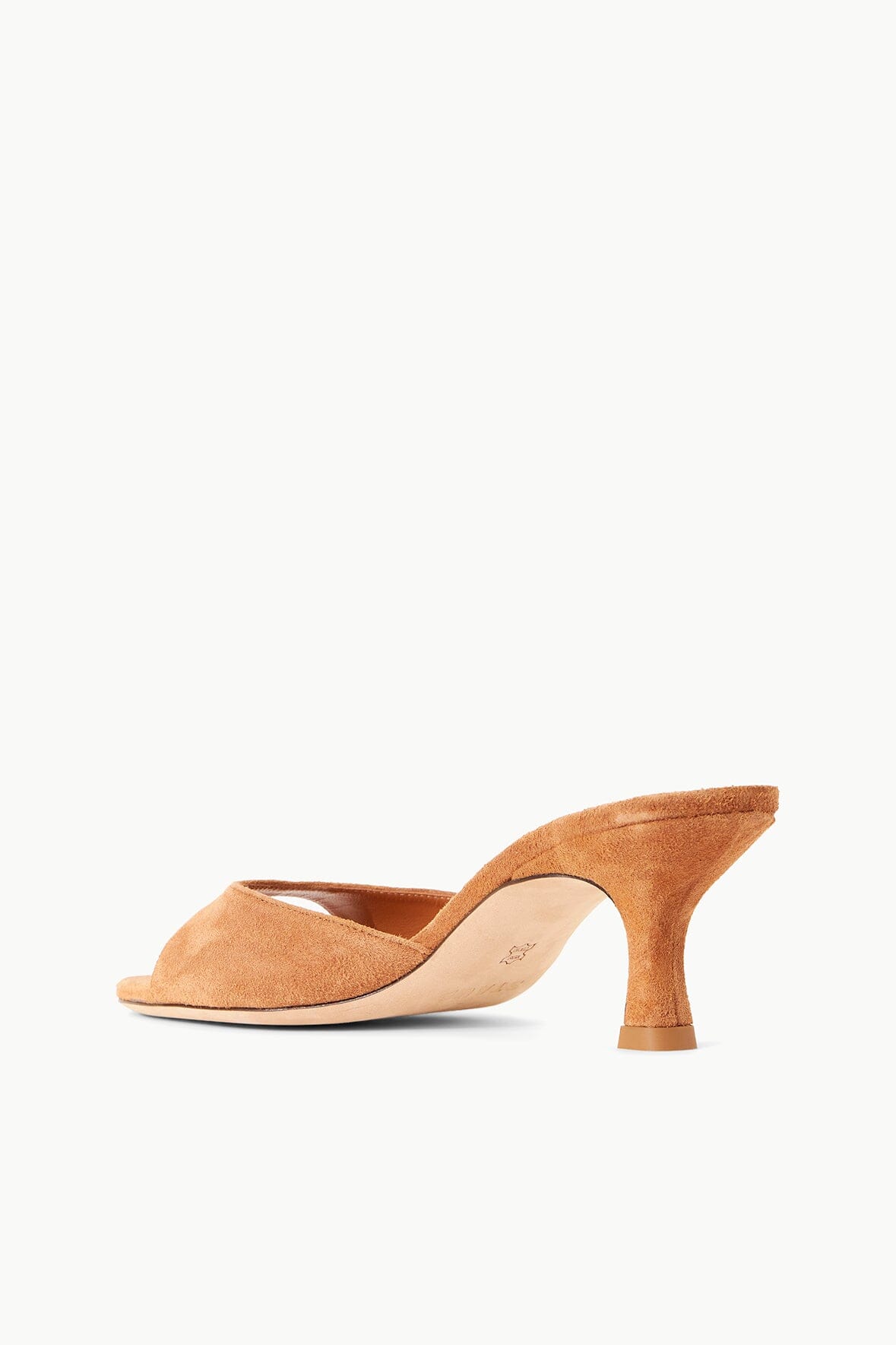STAUD Shoes Brigitte Suede Mule Tan