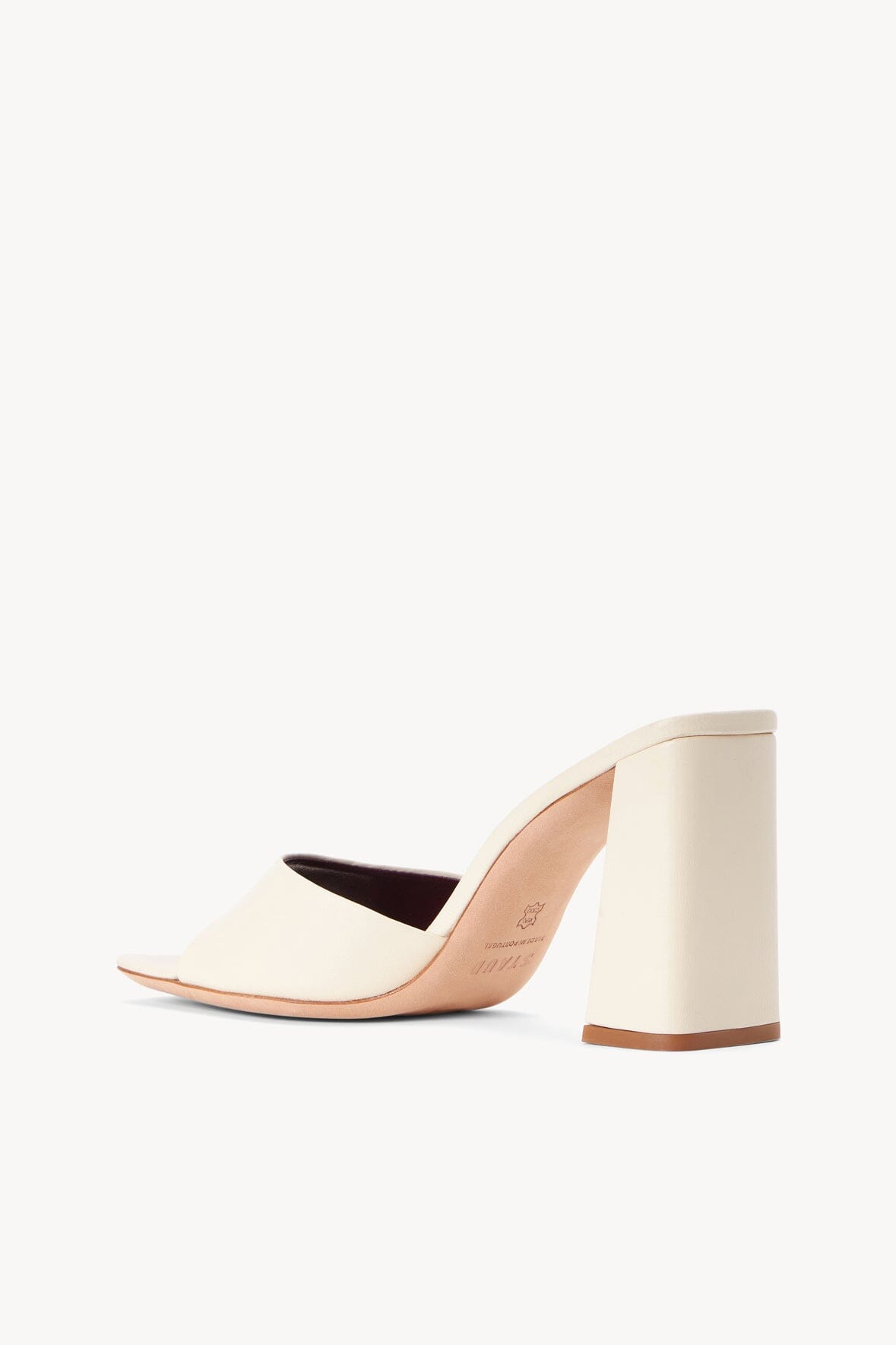 STAUD Shoes Sloane Heel Cream