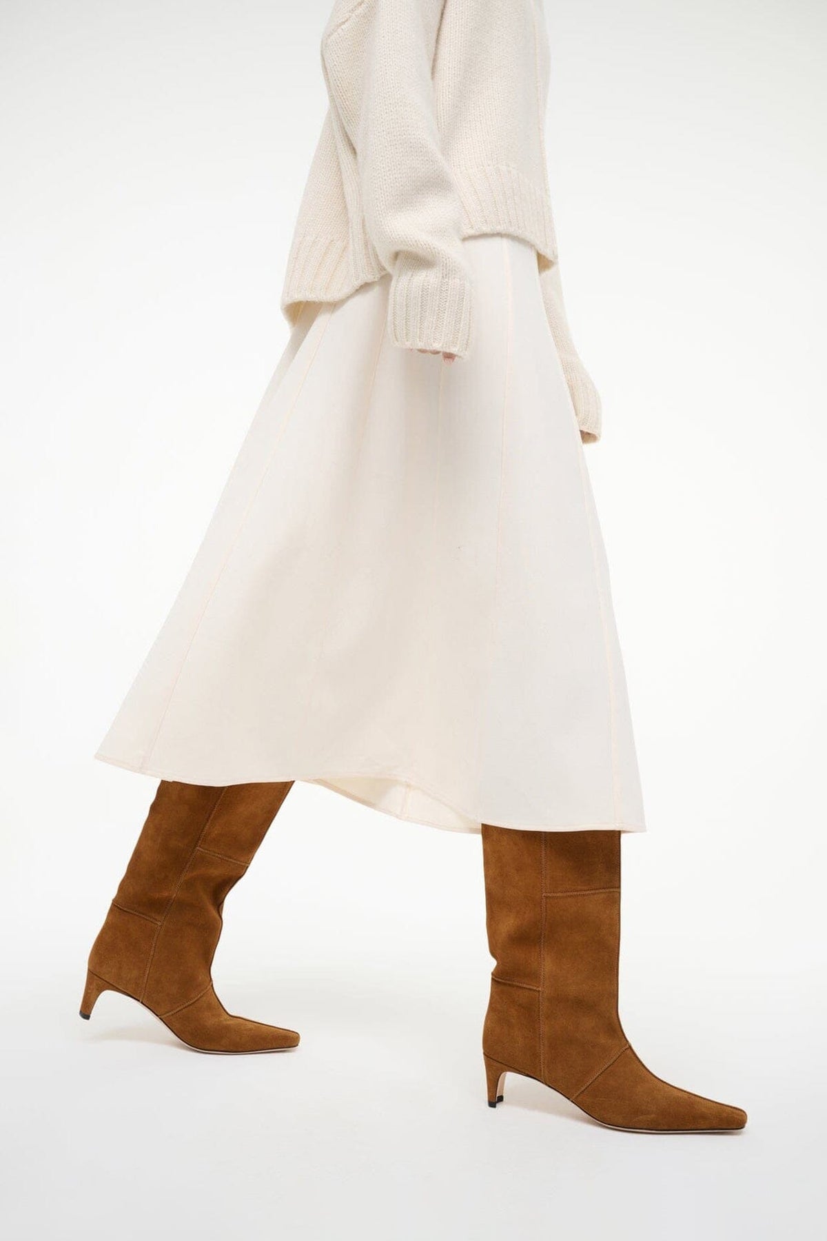 STAUD Shoes Wally Boot Tan Suede