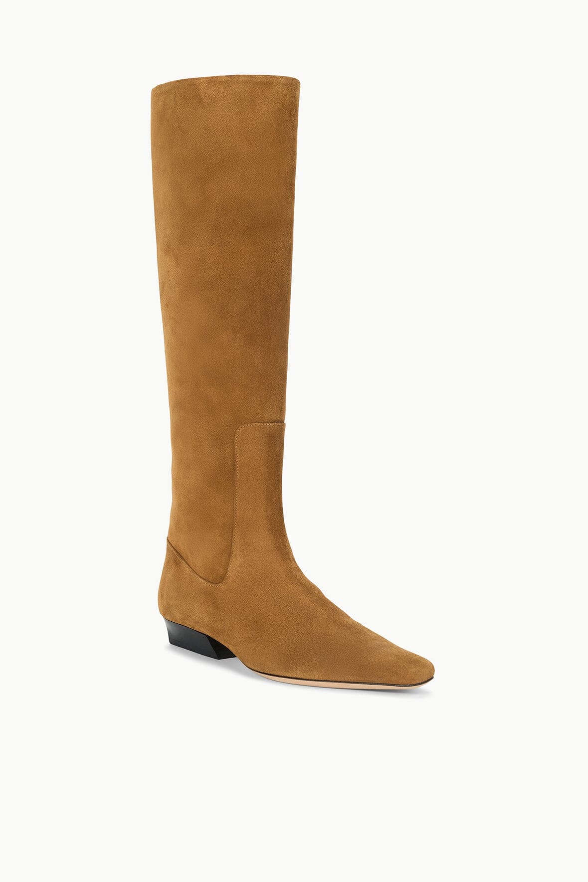 STAUD Shoes Wally Flat Boot Tan Suede