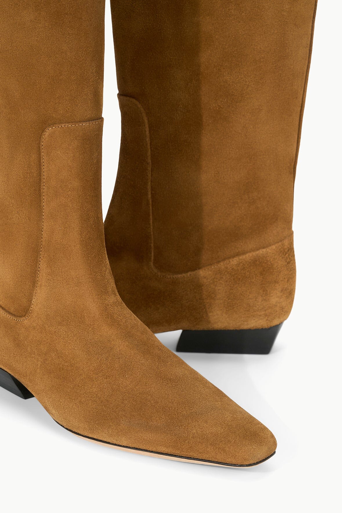 STAUD Shoes Wally Flat Boot Tan Suede