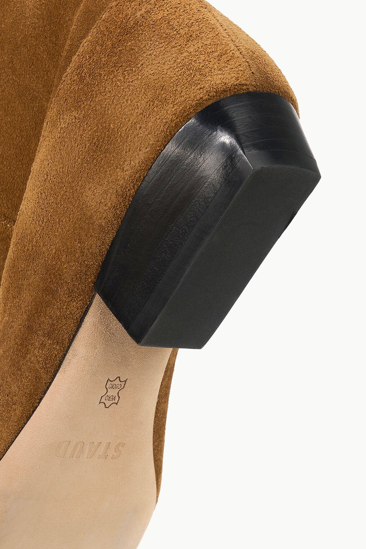STAUD Shoes Wally Flat Boot Tan Suede