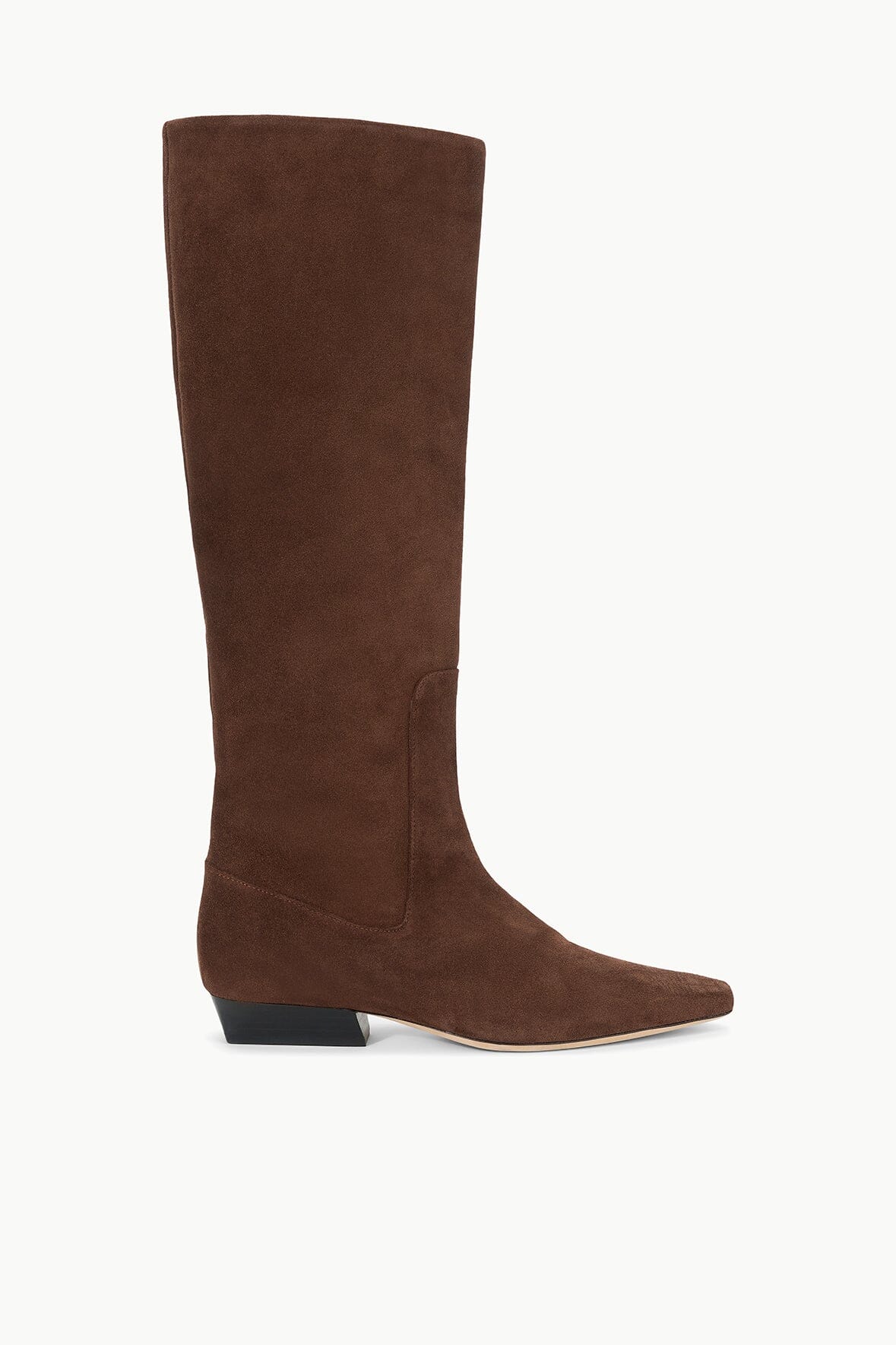STAUD Shoes Wally Flat Boot Mahogany Suede