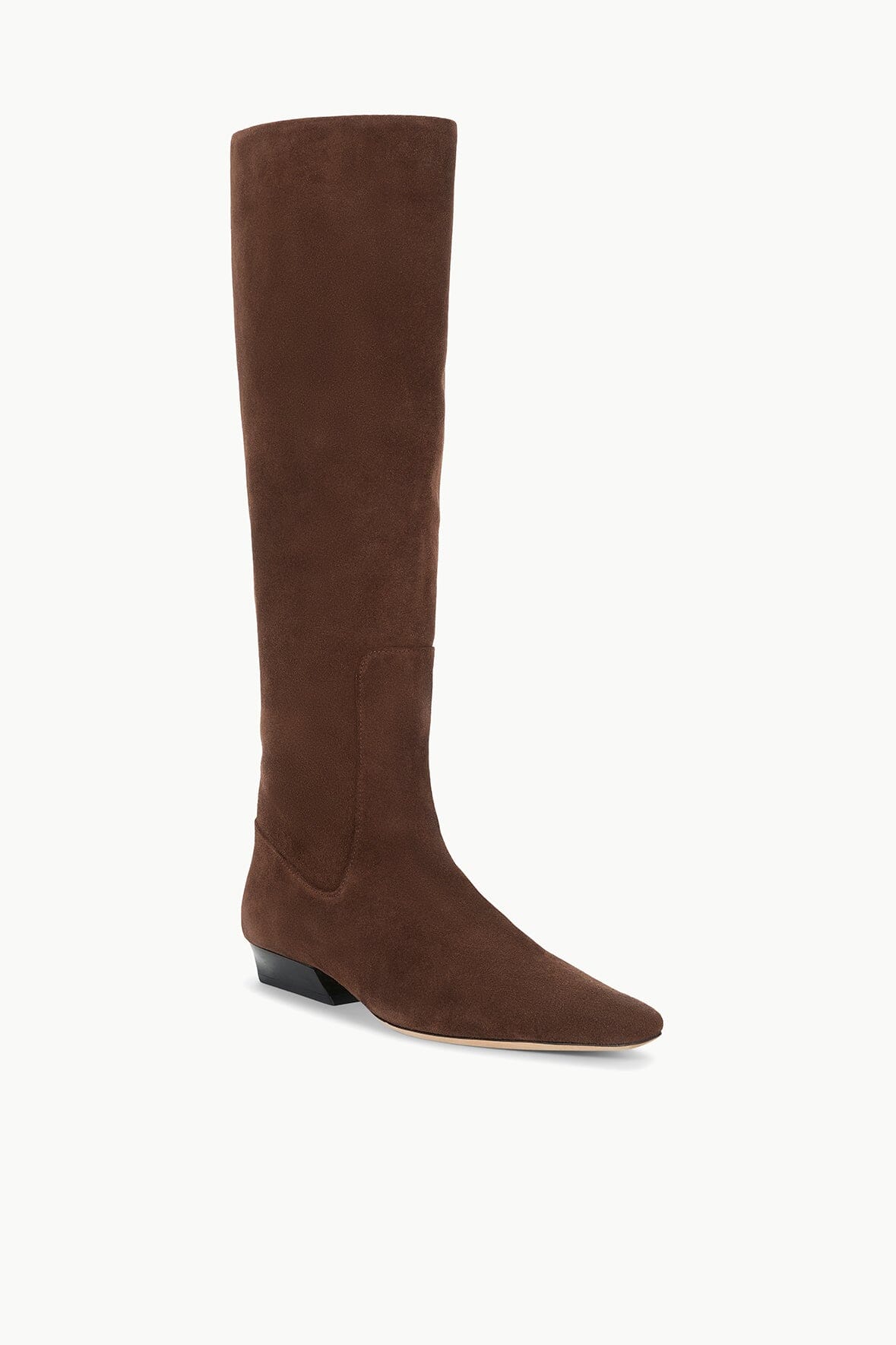 STAUD Shoes Wally Flat Boot Mahogany Suede